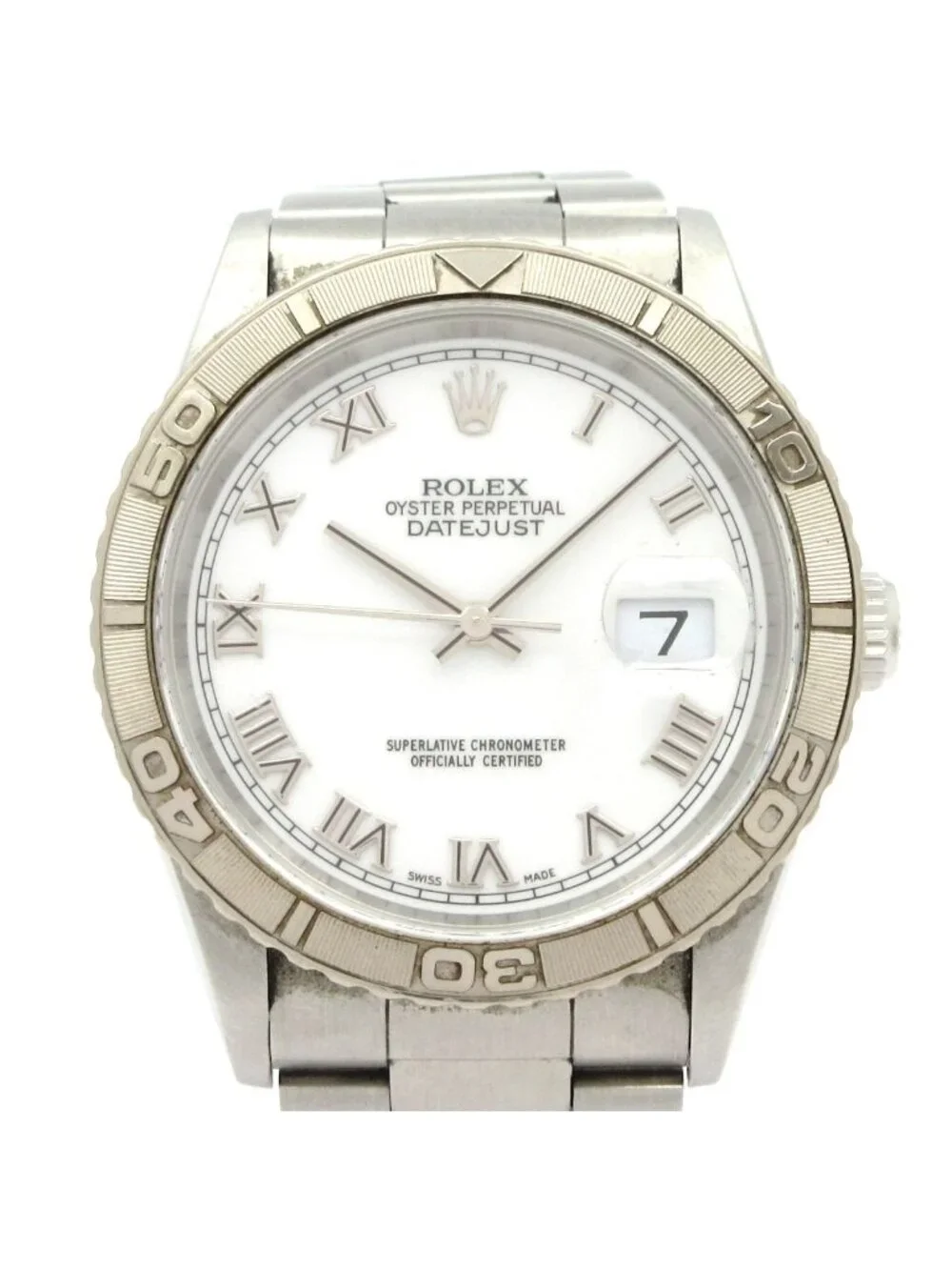Rolex Watch Datejust Thunderbird Remainder SS White